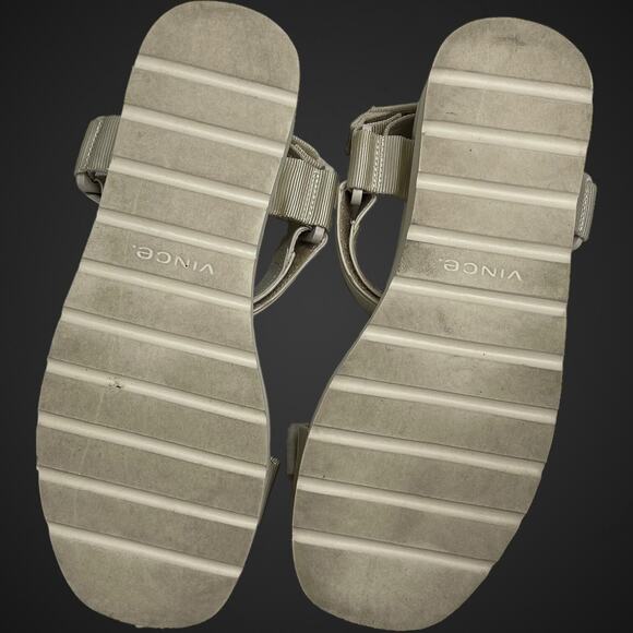 Vince Sandals Strappy Flatform Size 6.5 Comfortable Bone Off White - Picture 6 of 8